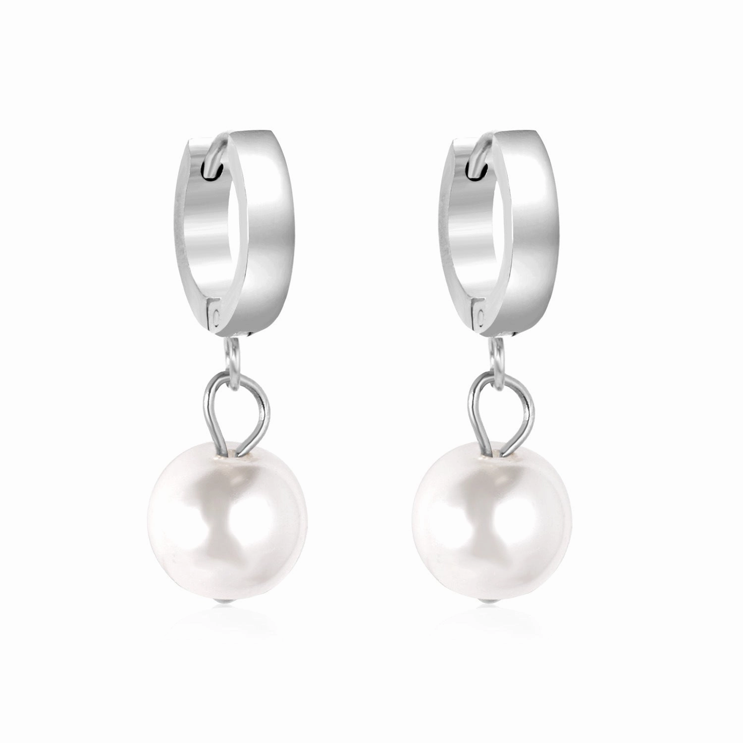 Wholesale Pearl Stainless Steel Earrings