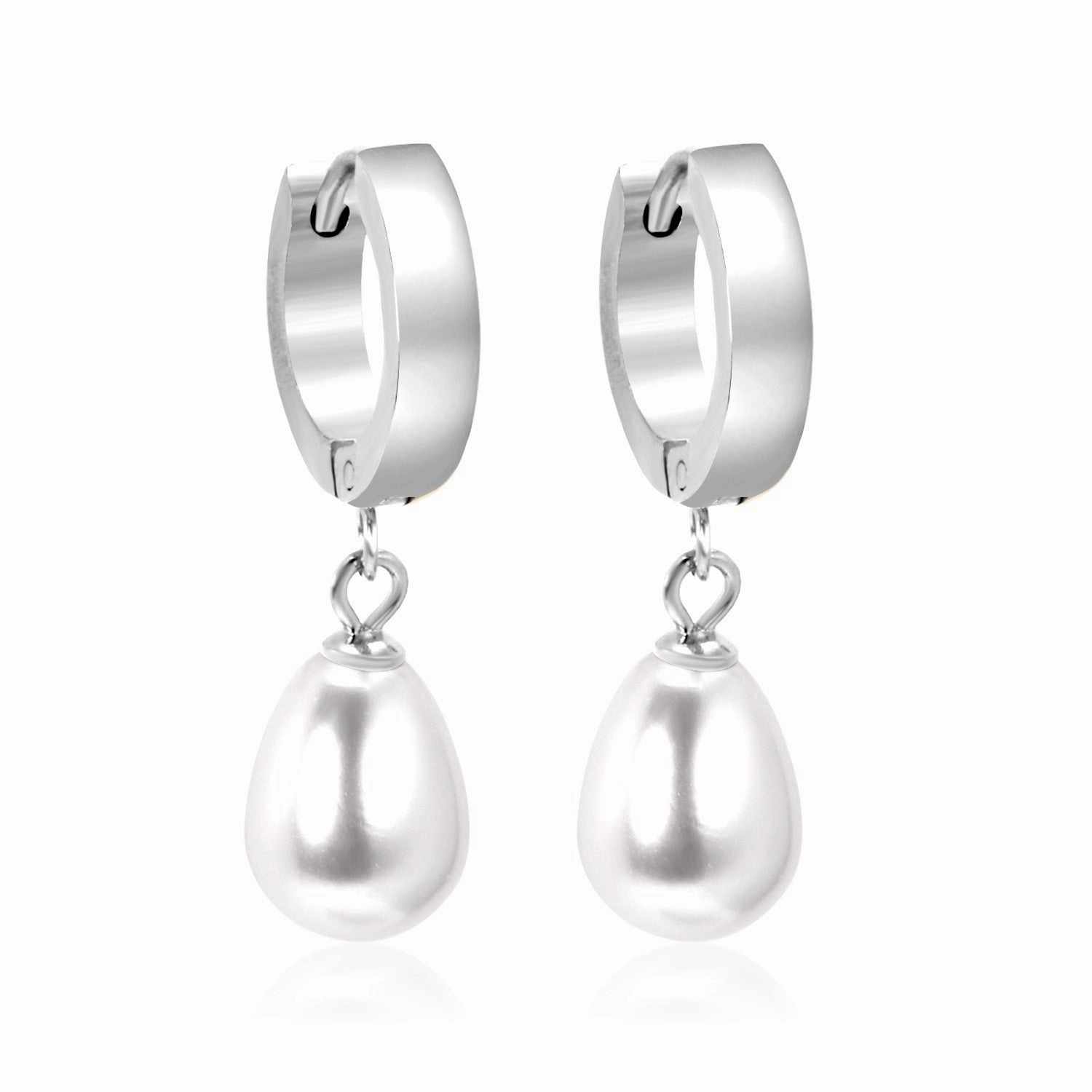 Wholesale Pearl Stainless Steel Earrings