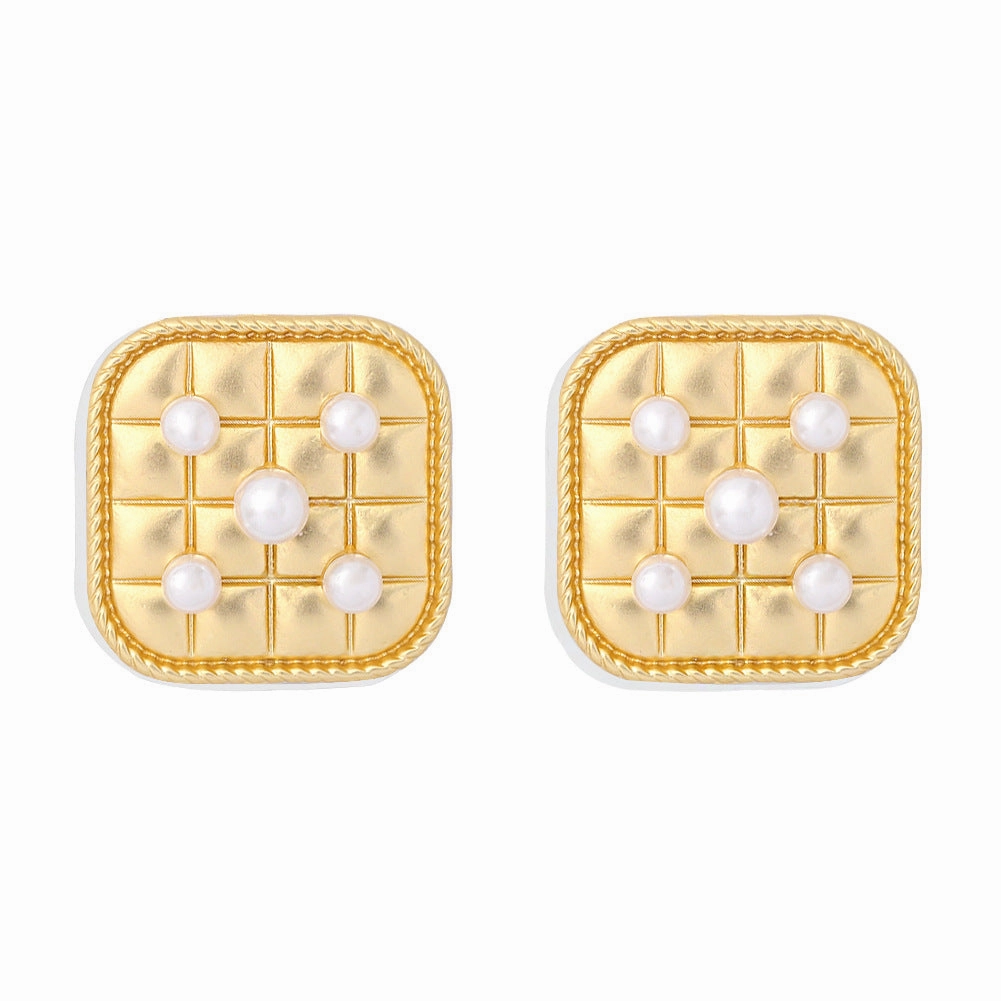 Wholesale Pearl Star Alloy Earrings