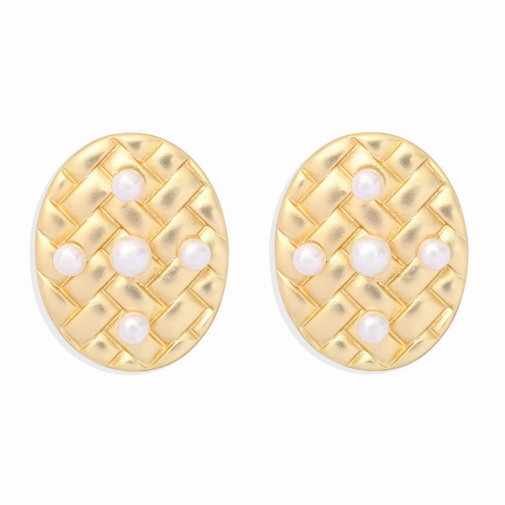 Wholesale Pearl Star Alloy Earrings