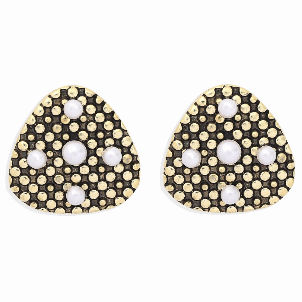 Wholesale Pearl Star Alloy Earrings