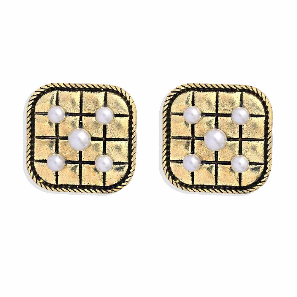 Wholesale Pearl Star Alloy Earrings