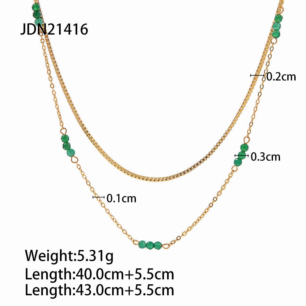 Wholesale Pearl Trend Fashion Women's Stainless Steel Necklace