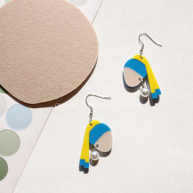 Wholesale Pearl Yellow Earrings
