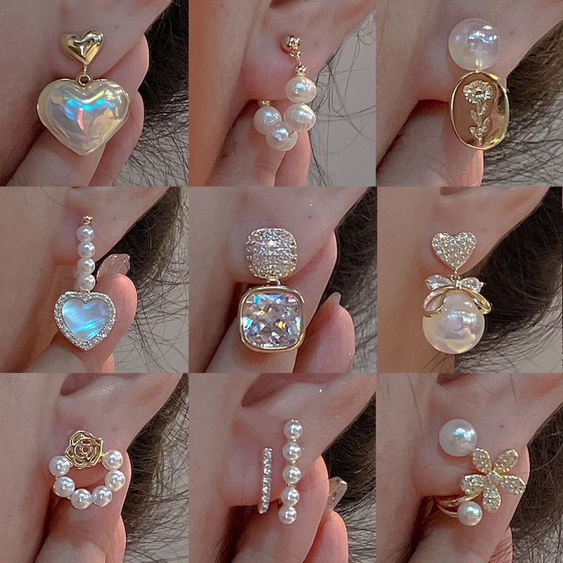 Wholesale Pearls Sterling Silver Earrings