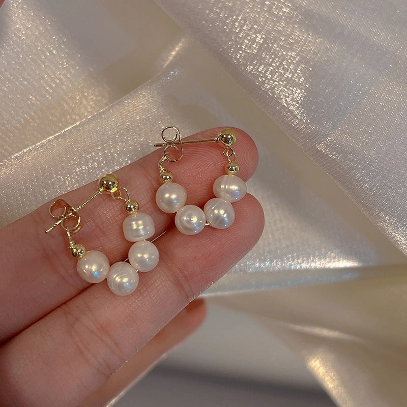 Wholesale Pearls Sterling Silver Earrings
