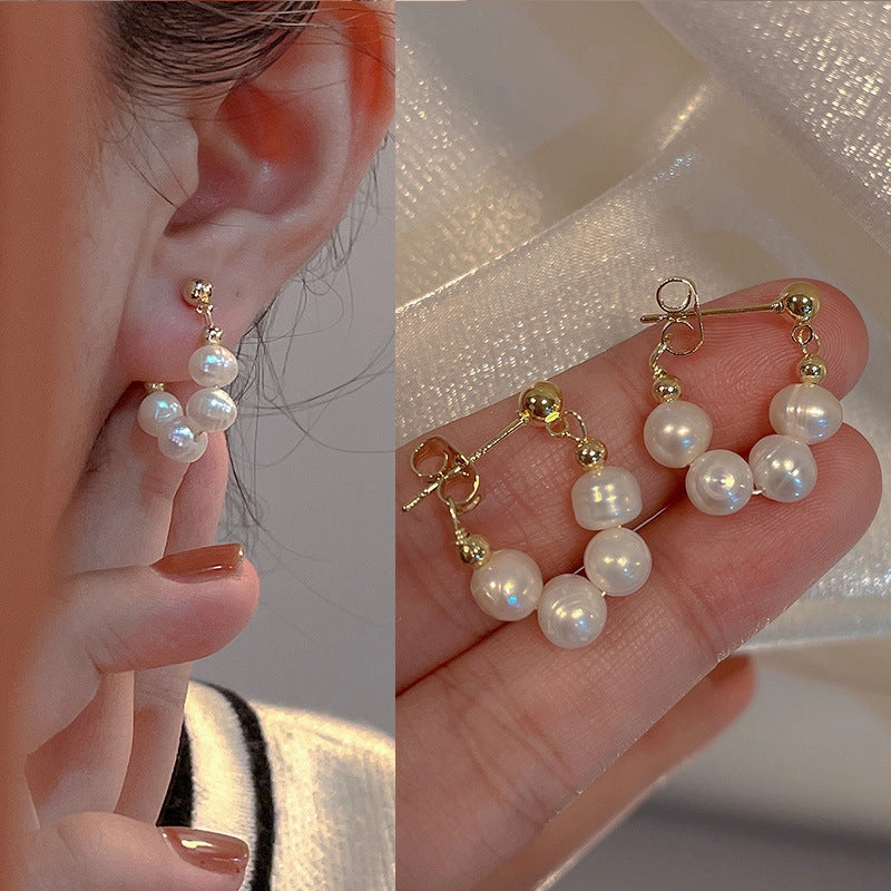 Wholesale Pearls Sterling Silver Earrings