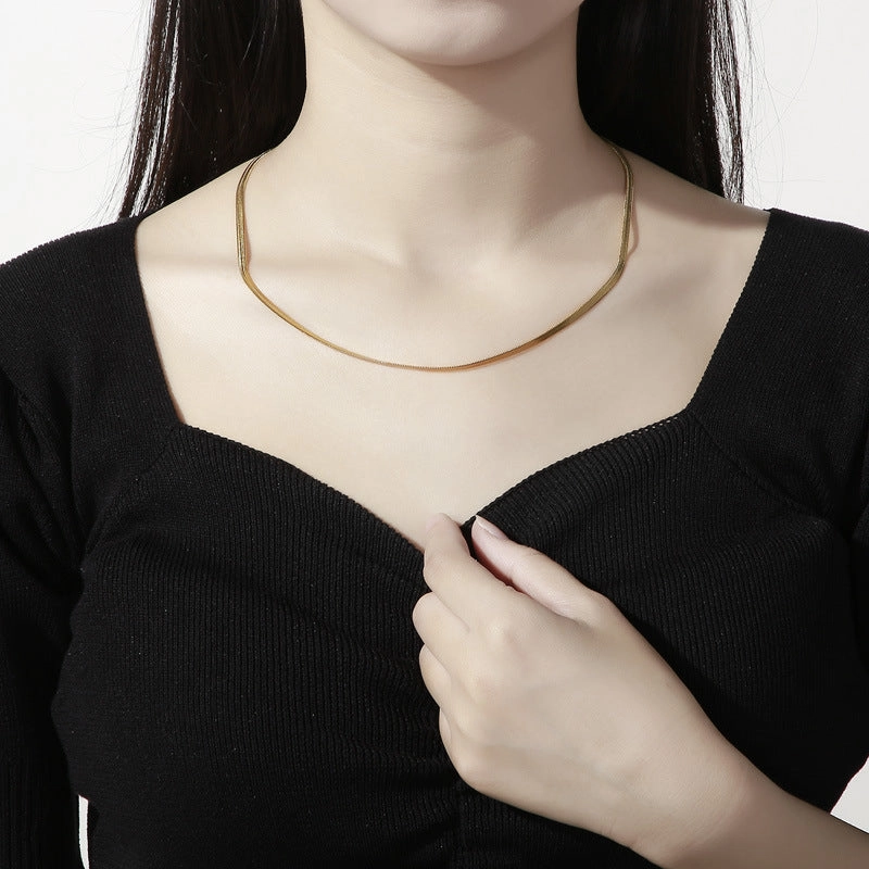 Wholesale personalized blade titanium steel necklace bracelet