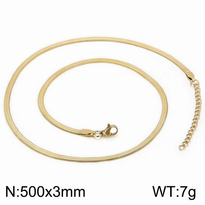 Wholesale personalized blade titanium steel necklace bracelet