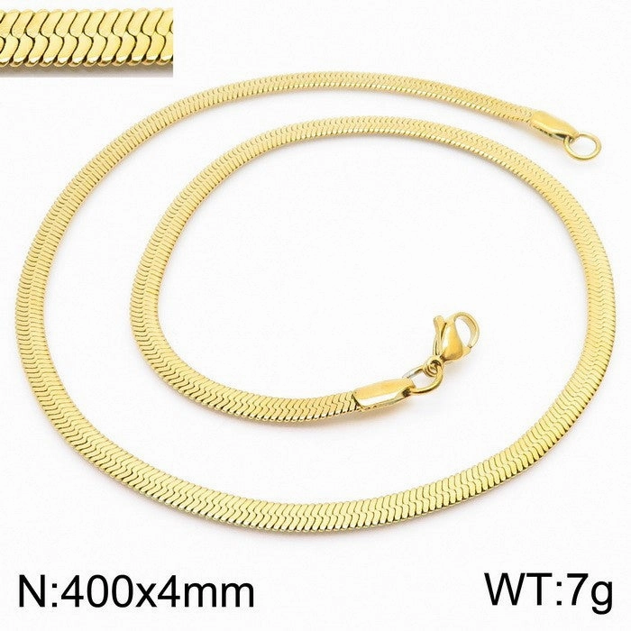 Wholesale personalized blade titanium steel necklace bracelet