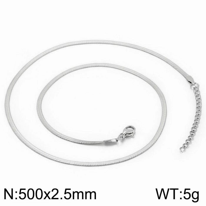Wholesale personalized blade titanium steel necklace bracelet
