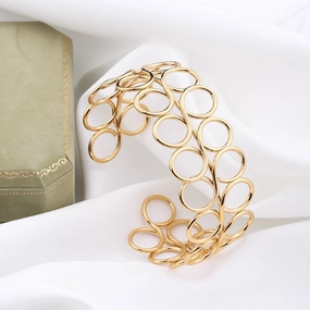 Wholesale Personalized Titanium Steel Trendy Fashion Hollow Stainless Steel Bracelet
