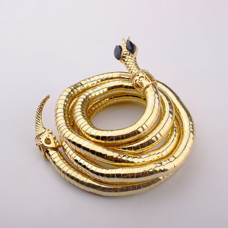 Wholesale Personalized Wrap Snake Shape Cold Dark Choker Collar