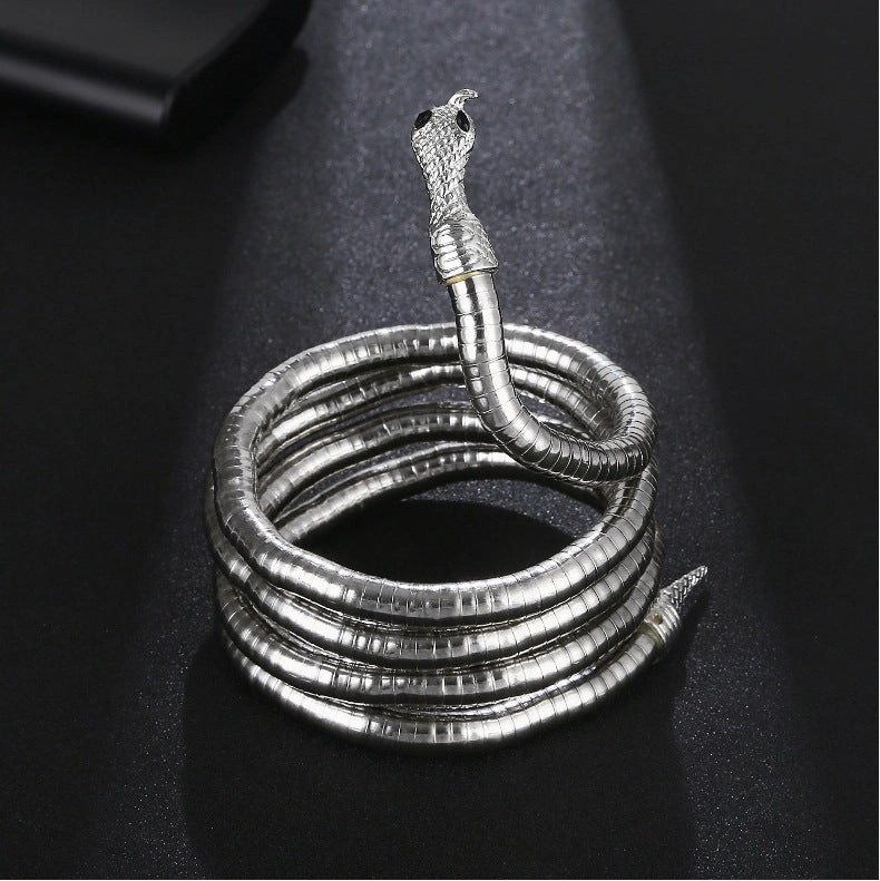 Wholesale Personalized Wrap Snake Shape Cold Dark Choker Collar