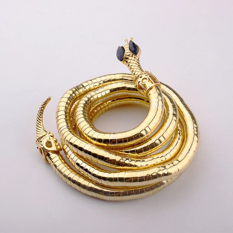 Wholesale Personalized Wrap Snake Shape Cold Dark Choker Collar