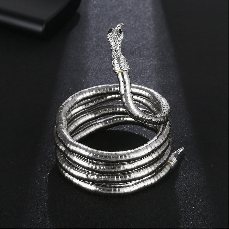 Wholesale Personalized Wrap Snake Shape Cold Dark Choker Collar