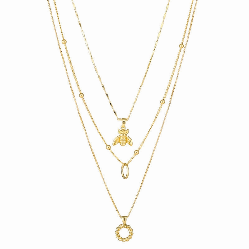 Wholesale Pig Nose Chain Zircon Multi-row Stacking Set Chain