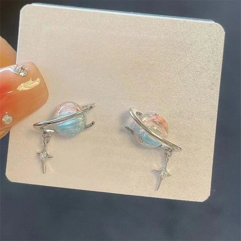 Wholesale Planet Sweet Alloy Earrings