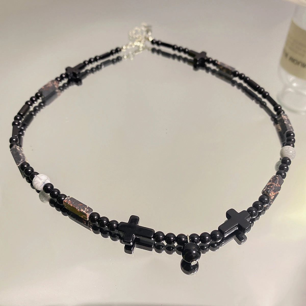 Wholesale Plastic New Chinese Ink Beading Necklace