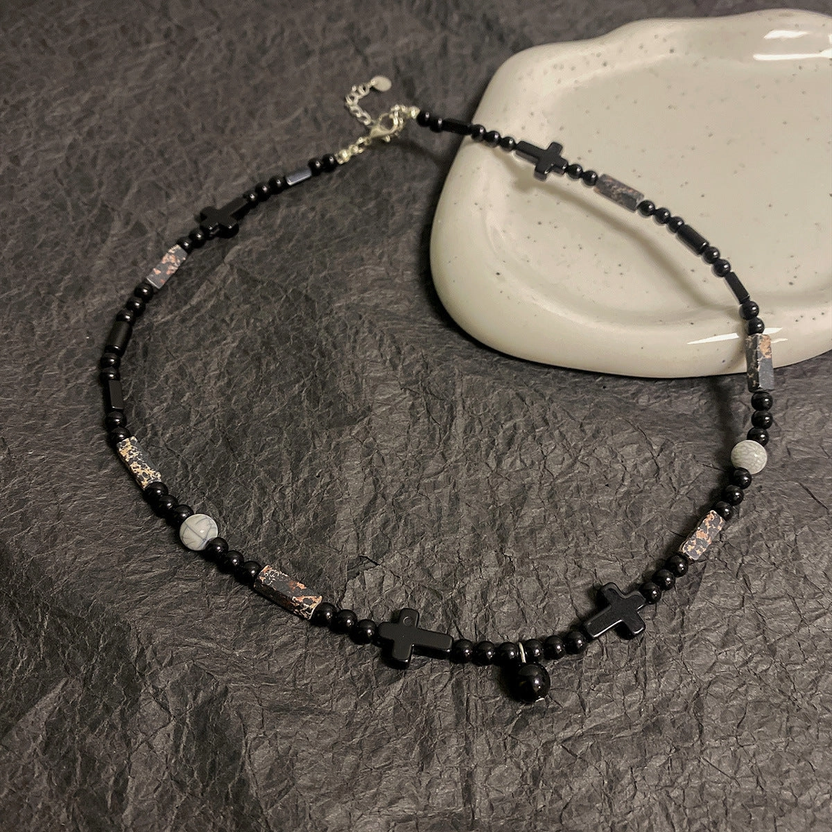 Wholesale Plastic New Chinese Ink Beading Necklace