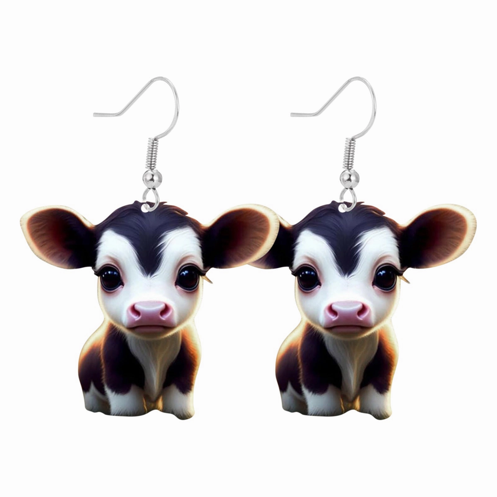 Wholesale plateau cow earrings creative yak acrylic earrings