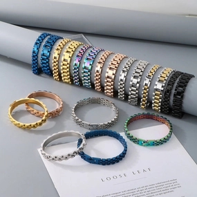 Wholesale Popular Stainless Steel Personalized Multi-size Fashion Bracelet