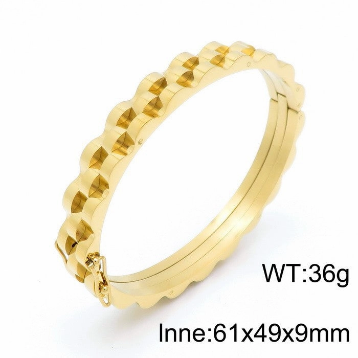 Wholesale Popular Stainless Steel Personalized Multi-size Fashion Bracelet