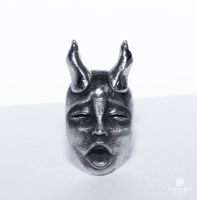 Wholesale Prajna Mask Alloy Earrings