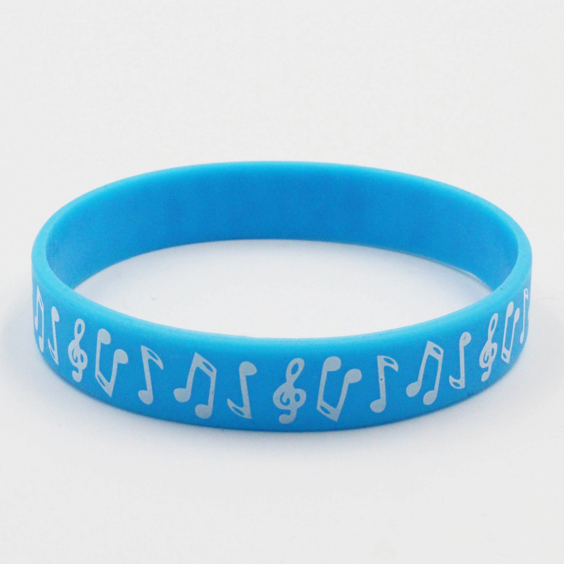 Wholesale Printed Music Notes Music Peripherals Ghana Silicone Bracelet