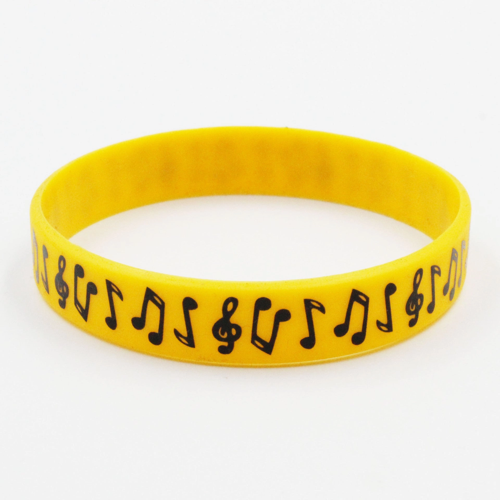 Wholesale Printed Music Notes Music Peripherals Ghana Silicone Bracelet
