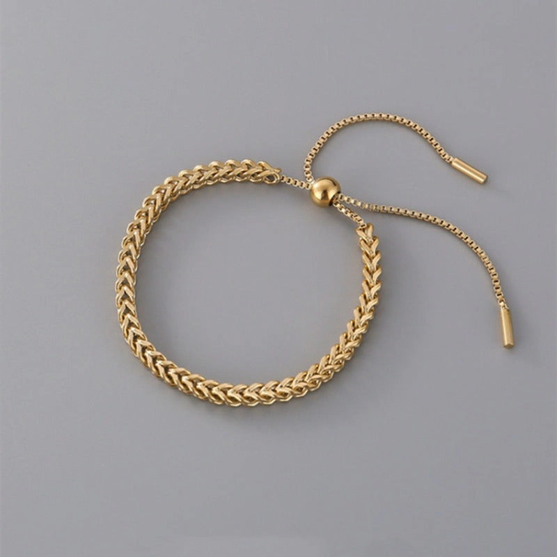 Wholesale Pull Braided Titanium Steel Bracelet