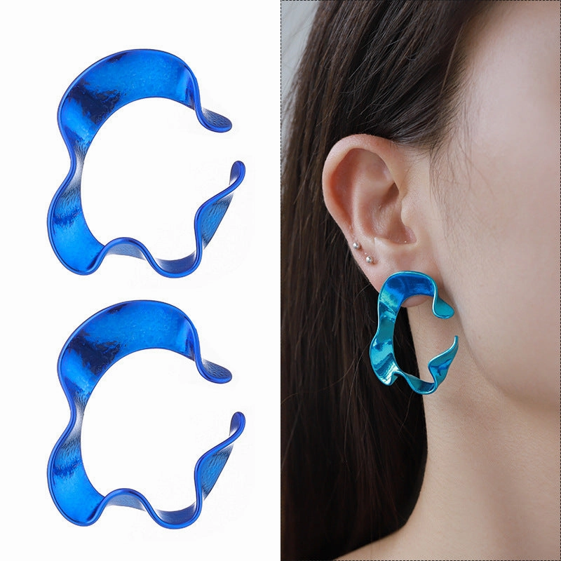 Wholesale Punk Metallic Copper Earrings