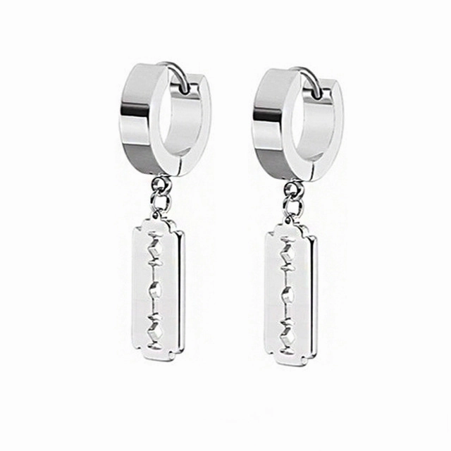 Wholesale Punk Triangle Blade Earrings