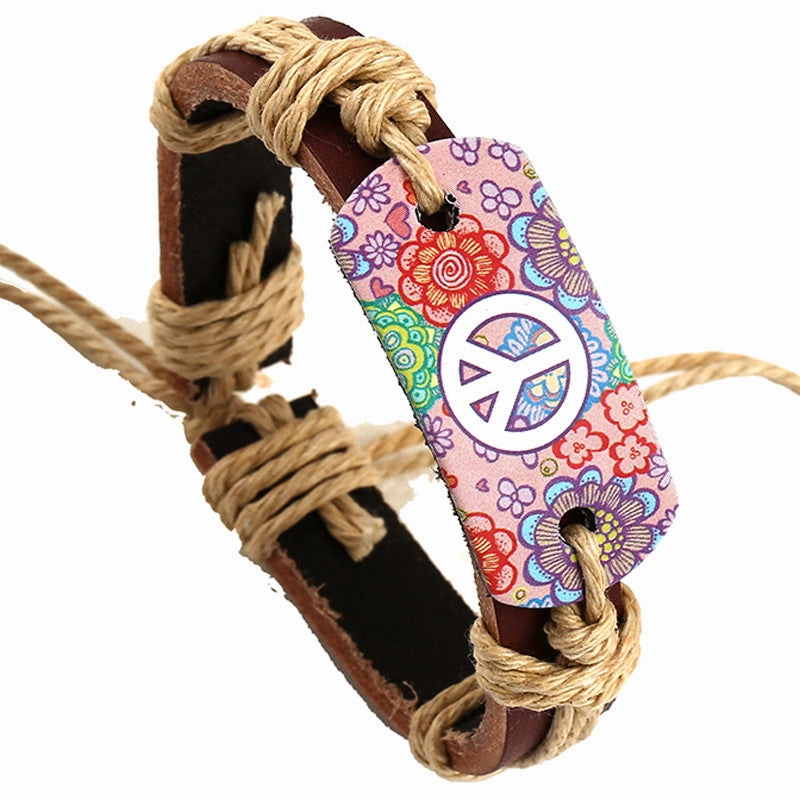 Wholesale Punk Vintage Leather Bracelet