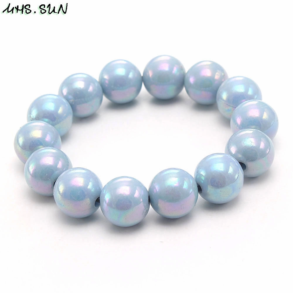Wholesale Rainbow Acrylic Beads Bracelet