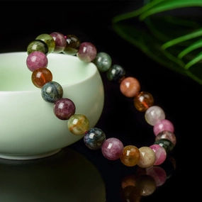 Wholesale Rainbow Candy Color Tourmaline Bracelet