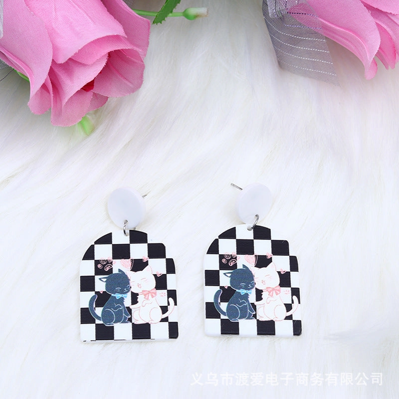 Wholesale Rainbow Collection Acrylic Earrings