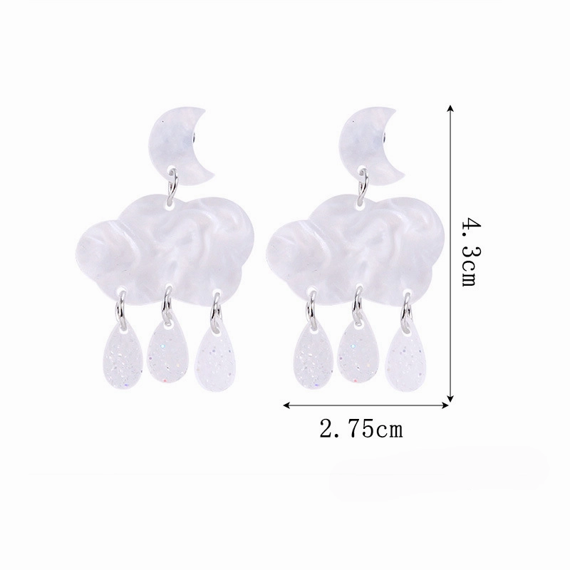 Wholesale Rainbow Flag Love Heart Alloy Pendant Drip Oil Earrings
