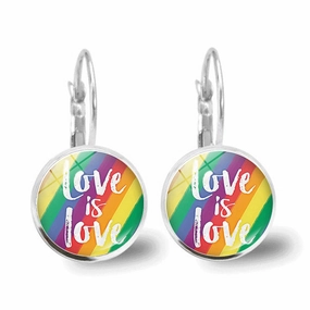 Wholesale Rainbow Round Alloy Earrings