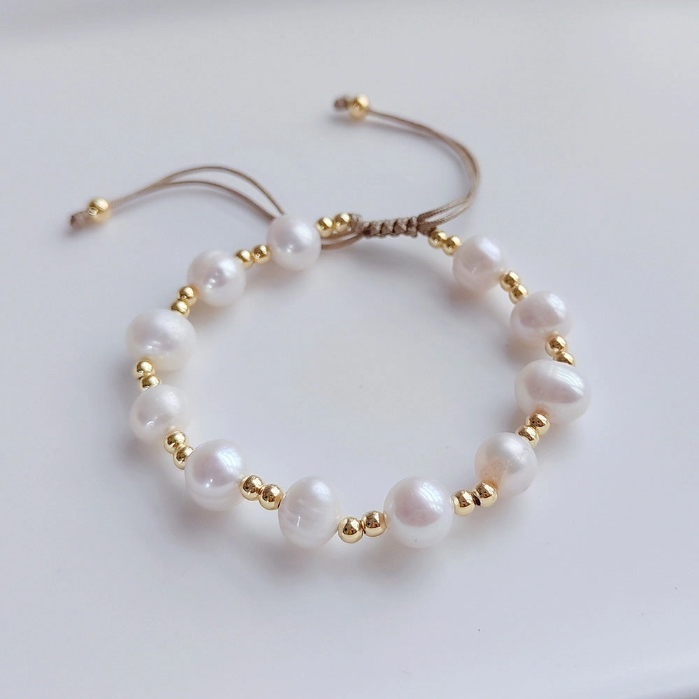 Wholesale Rainbow Soft Pottery Pearl Bracelet