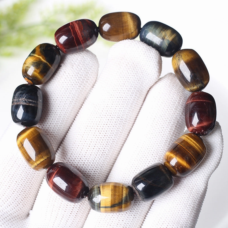 Wholesale Raw Ore Yellow Tiger Stone Bracelets