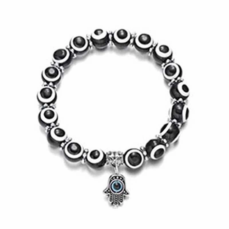 Wholesale Resin Ball Devil's Eye Bead Bracelet