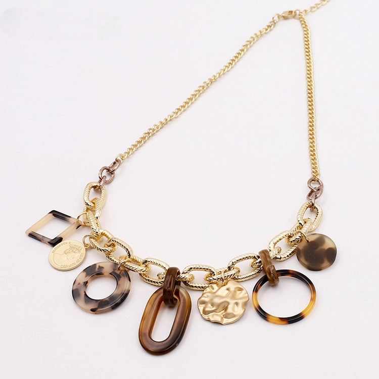 Wholesale Resin Geometric Necklaces