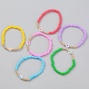 Wholesale Resin Imitation Pearl Bracelet Set of Three