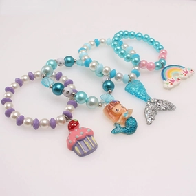 Wholesale Resin Mermaid Unicorn Bracelet