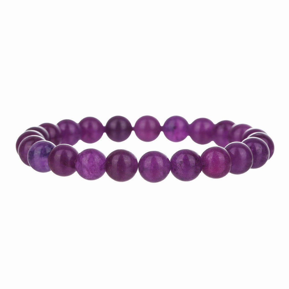 Wholesale Retro ethnic style beaded tiger eye rose quartz black agate bracelet