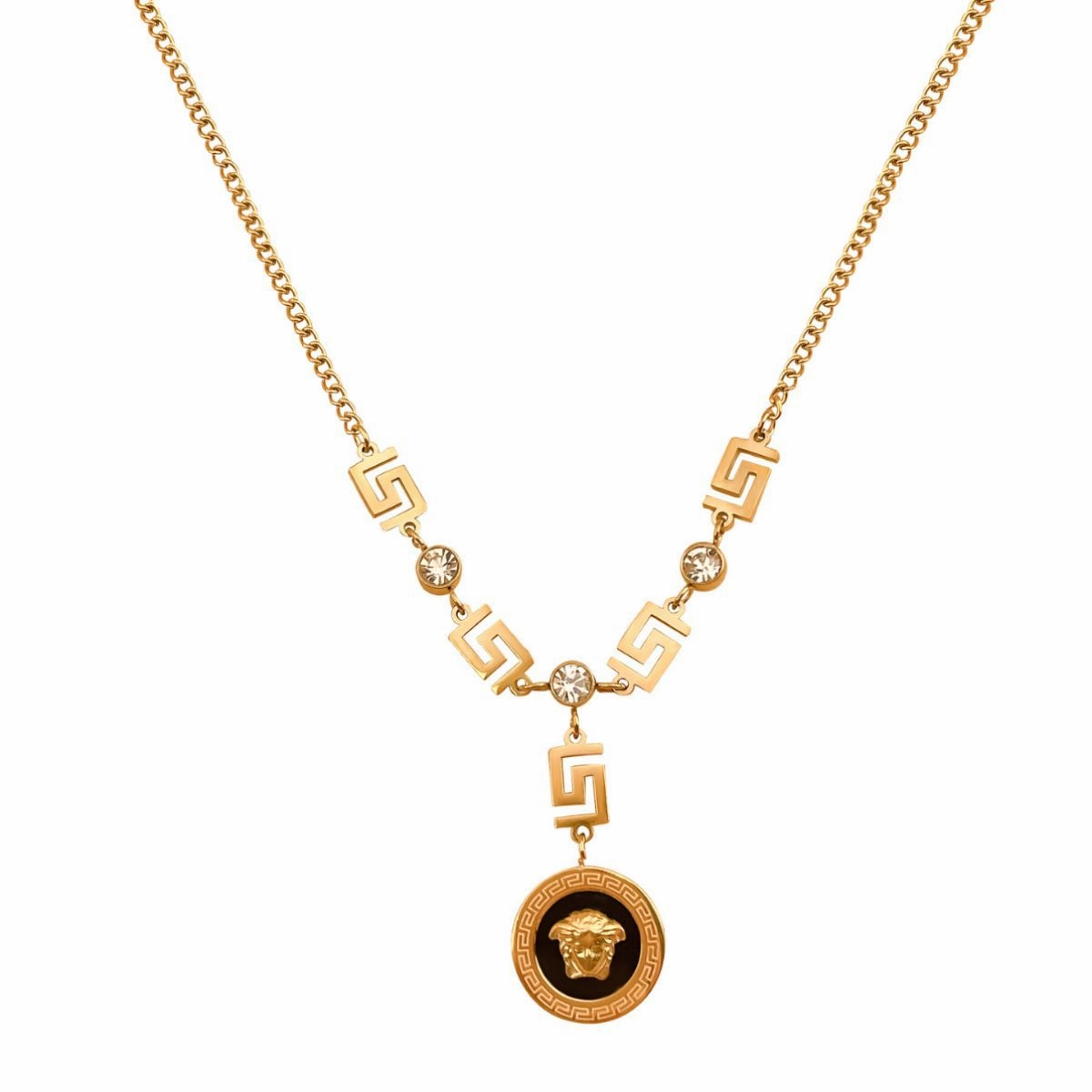 Wholesale Retro High-end Touching Portrait Necklace and Earring Set
