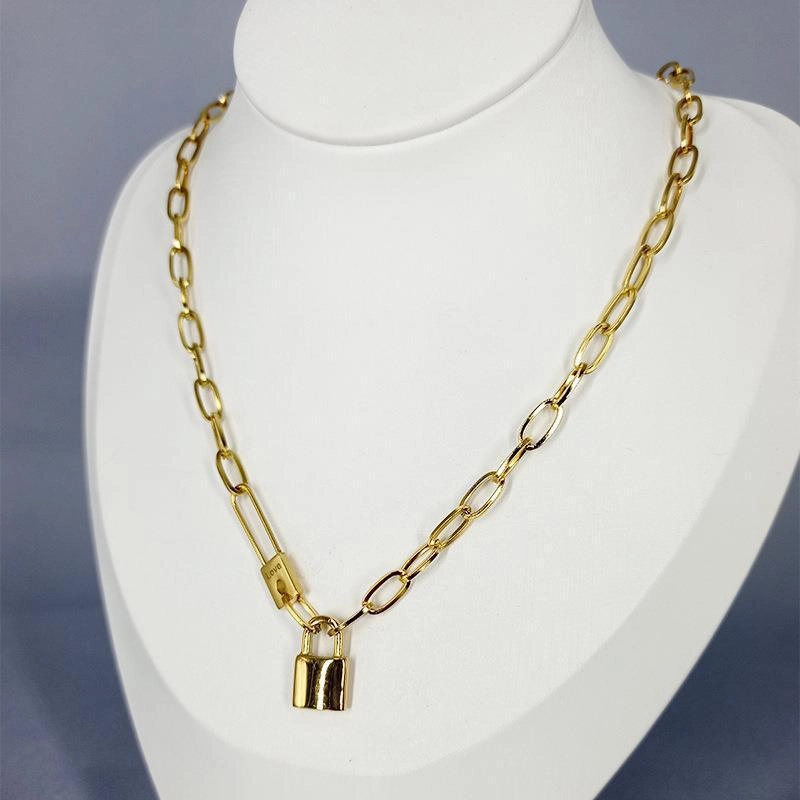 Wholesale Retro Hip-hop Titanium Steel Necklace