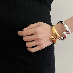 Wholesale Retro Style Metal Geometric Cross Bracelet