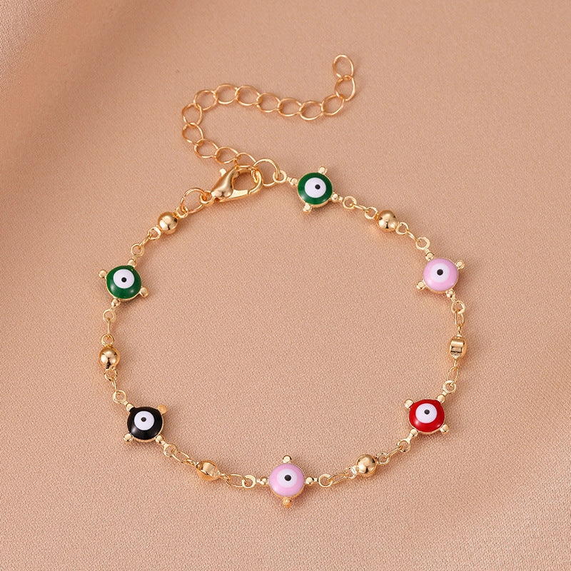 Wholesale Rhinestone Pentacle Flower Alloy Bracelet